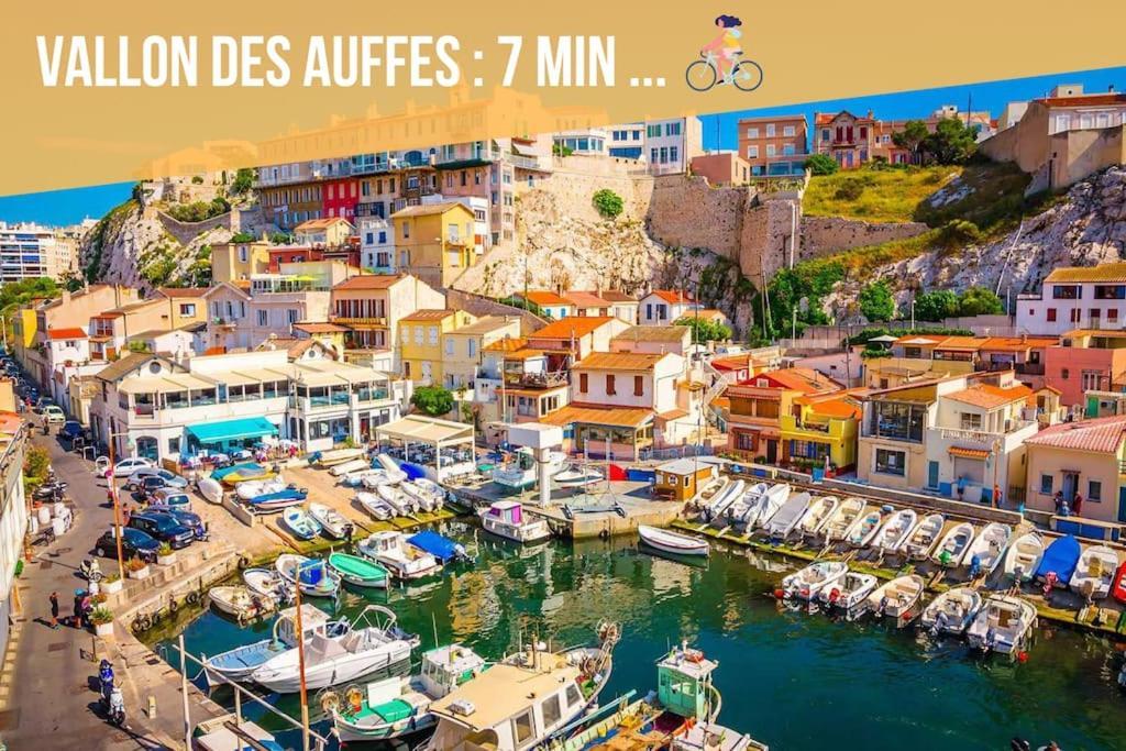 Divine Idylle Central Vieux-Port Terrasse Clim Marsilya Dış mekan fotoğraf